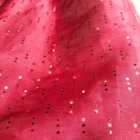 Jane Copeland Formal Holiday Red Satin Dress Sz 8 - Picture 6 of 10